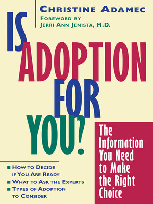 cover image of Is Adoption for You